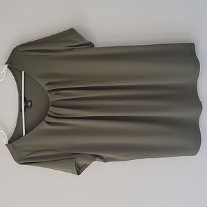 Liz Claiborne green 1X blouse